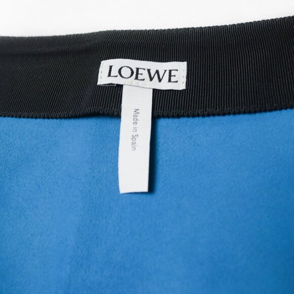 Loewe FW15 Runway Geometric Suede Skirt - Picture 8 of 13